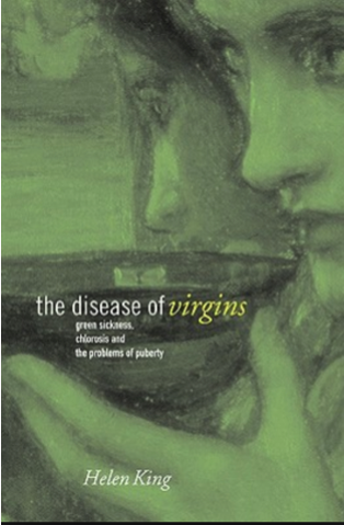 Copertina di un recentissimo libro sulla Green Sickness, la malattia delle vergini Copertina di un recentissimo libro sulla Green Sickness, la malattia delle vergini